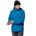 Jack Wolfskin Stormy Point Rain Jacket (waterproof/windproof/breathable) pacific blue Men